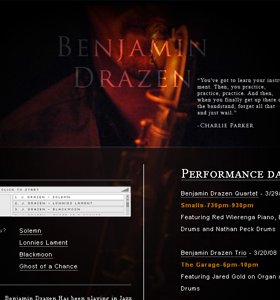 Recent work screenshot- Benjamin Drazen