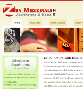 Recent work screenshot- Zen Medicinals